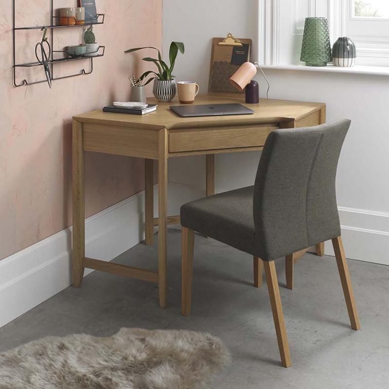 Alesund Oak Corner Desk